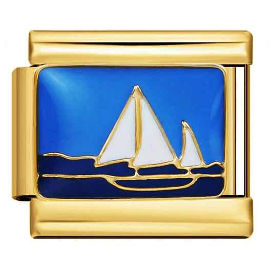 Italian Module Gold Bracelet - Eterna Gleam