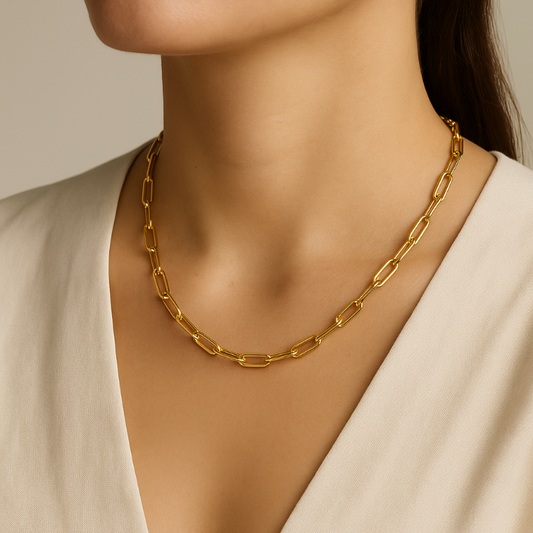 Velora Chain Necklace - Eterna Gleam