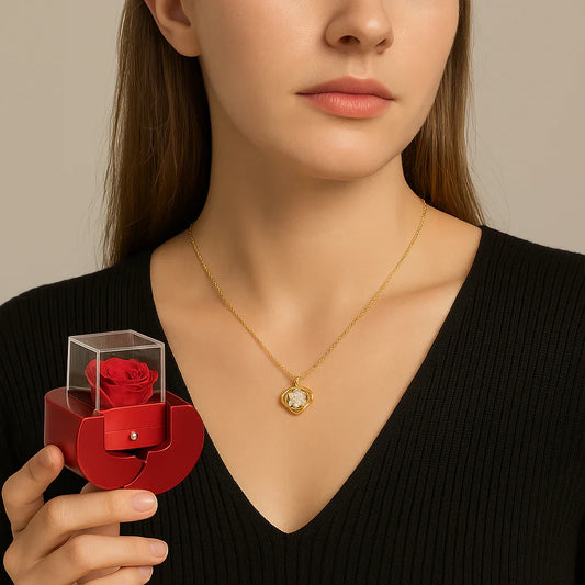 Eternal Rose Heart Gift Set - Eterna Gleam