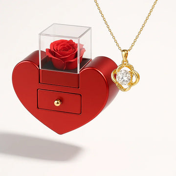 Eternal Rose Heart Gift Set - Eterna Gleam