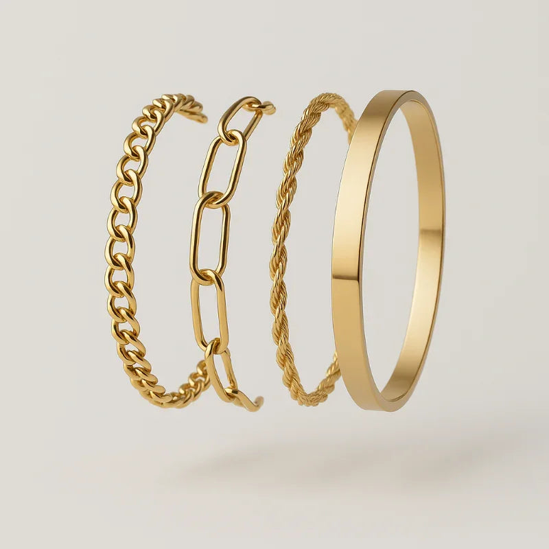 Luna Chain Collection +Mixed-Chain Design - Eterna Gleam