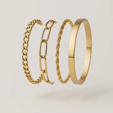 Luna Chain Collection +Mixed-Chain Design - Eterna Gleam