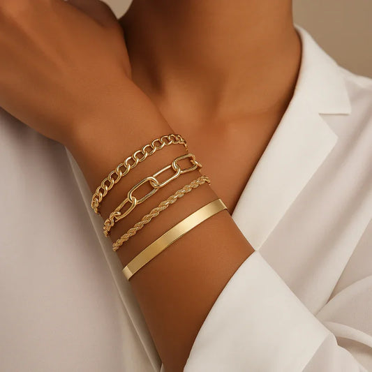 Luna Chain Collection +Mixed-Chain Design - Eterna Gleam