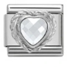 Italian Module Bracelet Heart Charms - Eterna Gleam